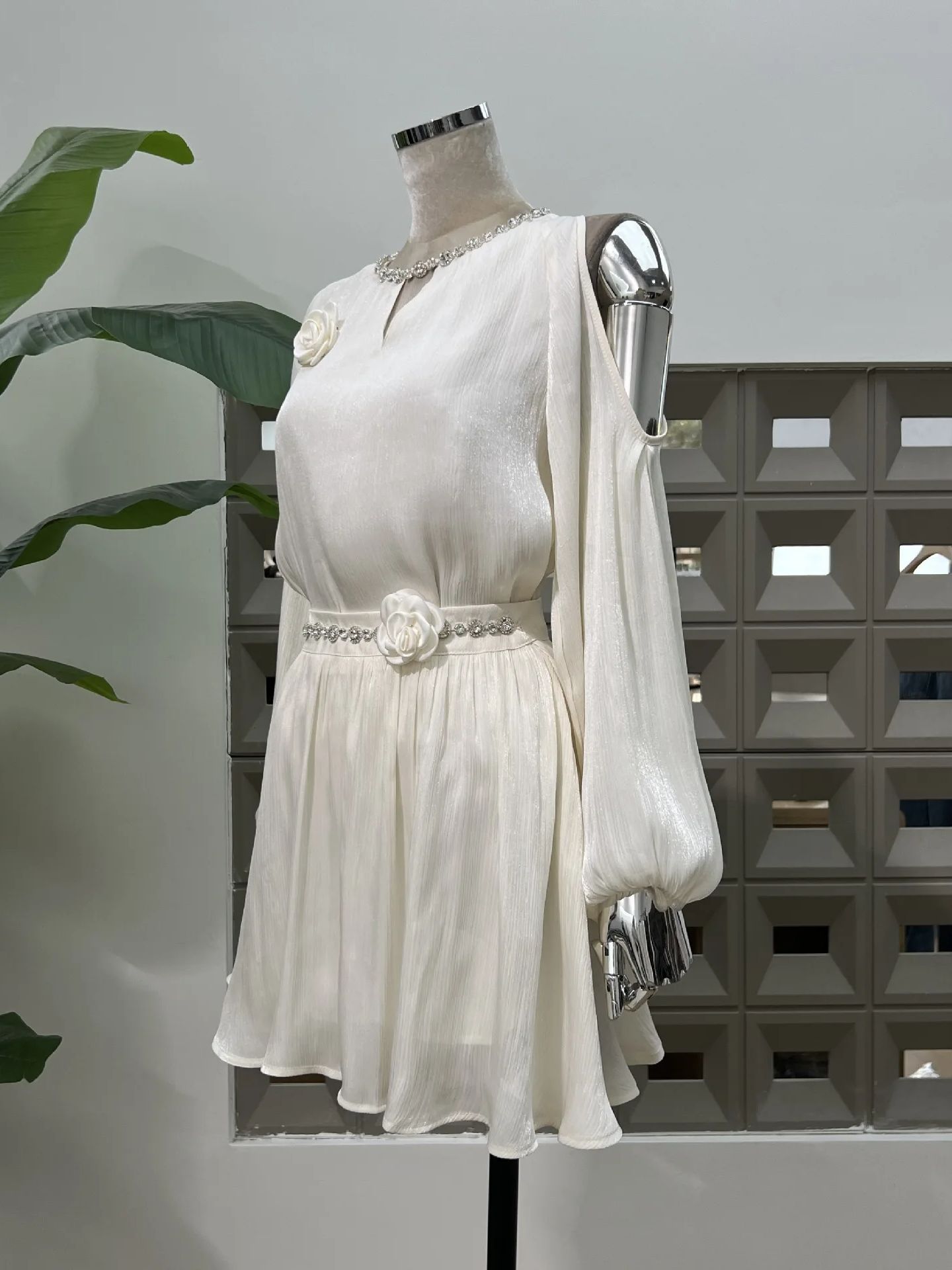 Gaun Wanita Dua Potong Atasan  - Blouse Off Shoulder ulasan dan harga